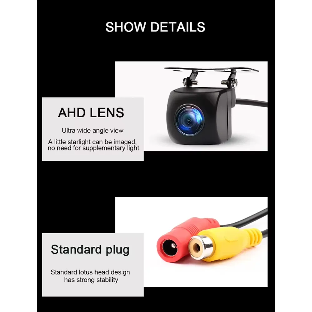 1080P Hd Night Vision Rear View Camera Ecm-004