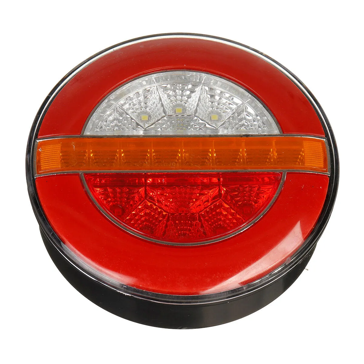 12-24V 20LED Neon Hamburger Rear Tail Lights Turn Signal Reverse Lamp For Truck Lorry Van Caravan Bus Camper