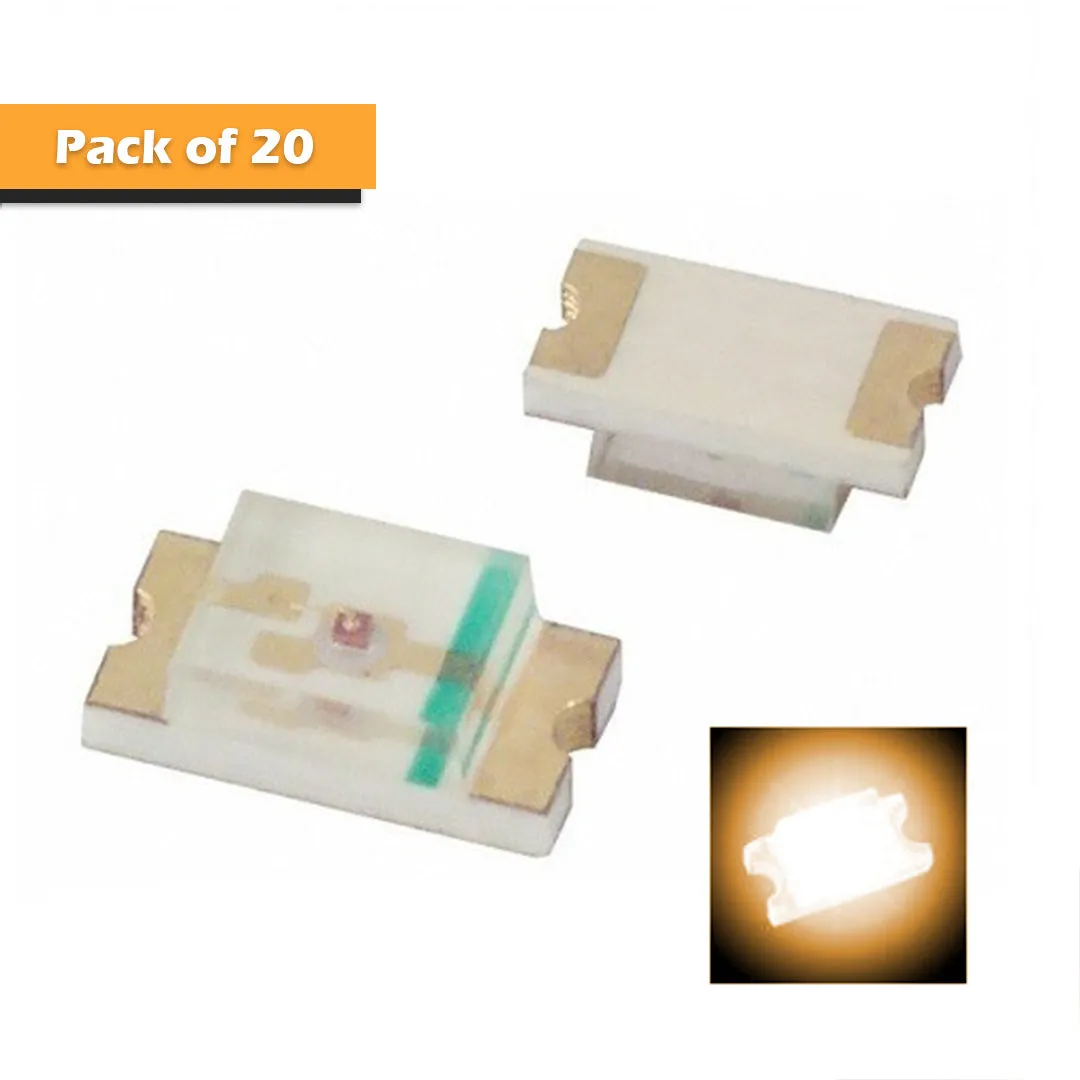 1206 SMD LED Clear/Transparent Chip Type