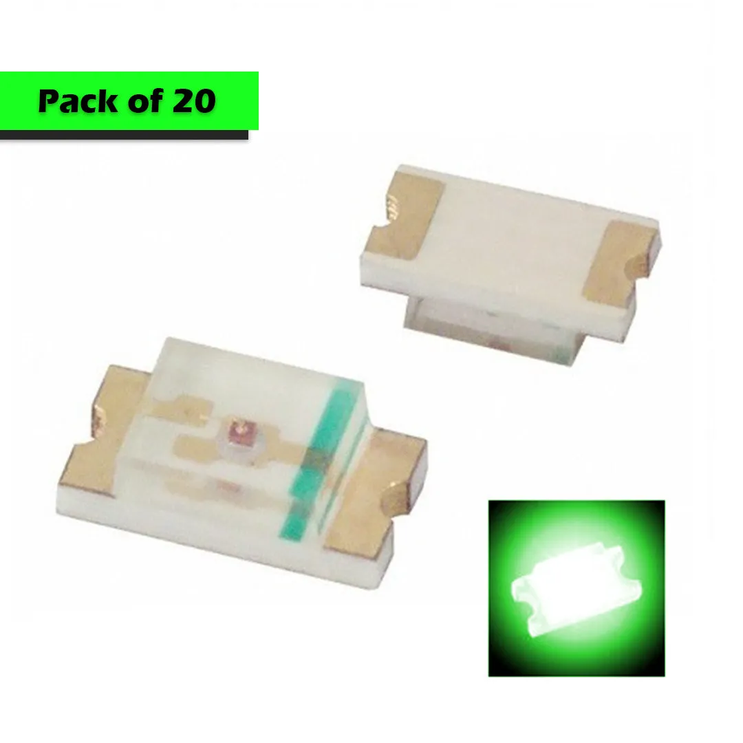 1206 SMD LED Clear/Transparent Chip Type