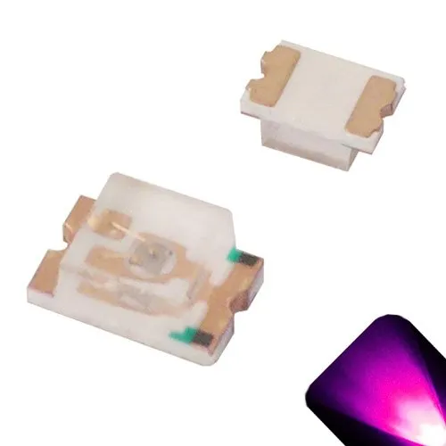 1206 SMD LED Clear/Transparent Chip Type