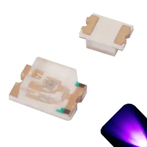 1206 SMD LED Clear/Transparent Chip Type