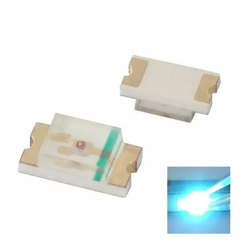 1206 SMD LED Clear/Transparent Chip Type