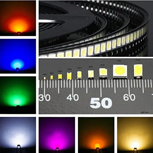 1206 SMD LED Clear/Transparent Chip Type