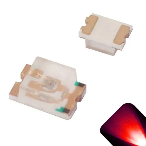 1206 SMD LED Clear/Transparent Chip Type