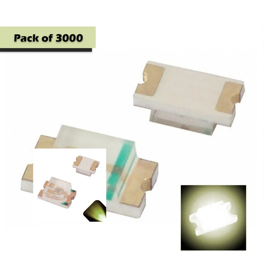 1206 SMD LED Clear/Transparent Chip Type