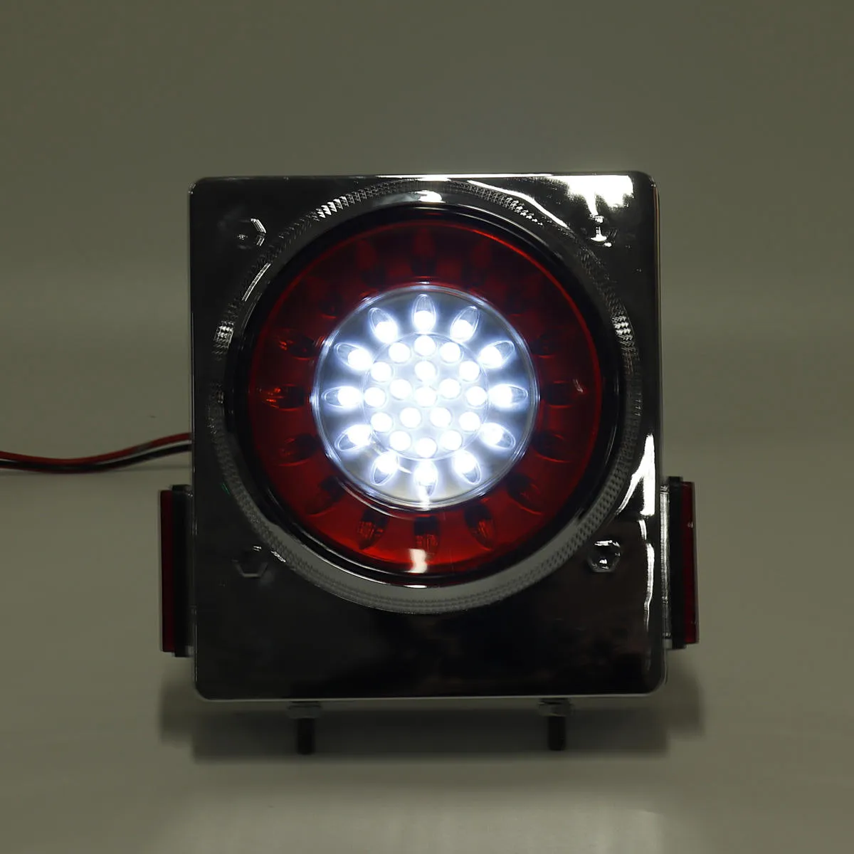 12V 46 LED Indicator Stop Rear Tail Lights For Boat Car Truck Trailer Iron Bracket