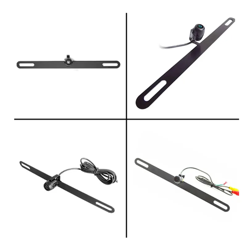 170-Degree Waterproof License Plate Mounted Backup Camera