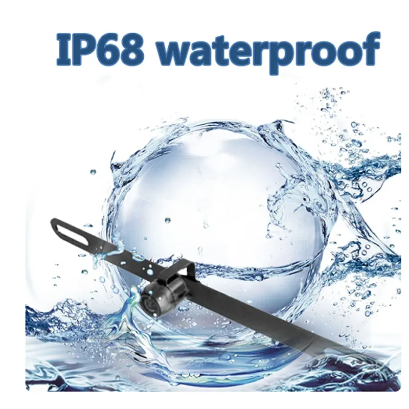 170-Degree Waterproof License Plate Mounted Backup Camera