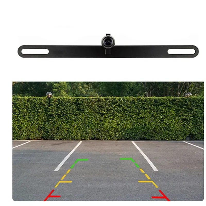 170-Degree Waterproof License Plate Mounted Backup Camera