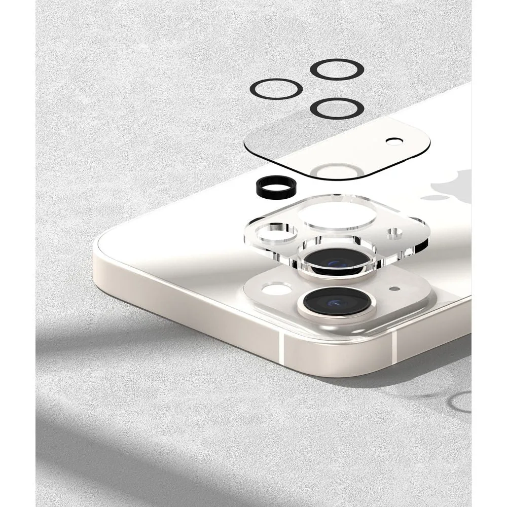 2 Pack, Ringke Camera Cover Style & Protect for Apple iPhone 13 / 14 & 14 Plus, Clear
