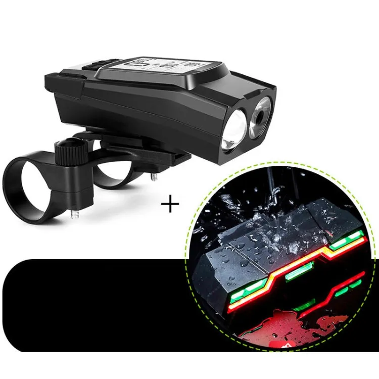 3 In 1 Wireless Bicycle Code Meter Lamp Strong Light Front Light