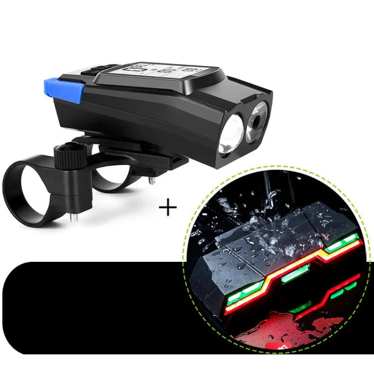 3 In 1 Wireless Bicycle Code Meter Lamp Strong Light Front Light
