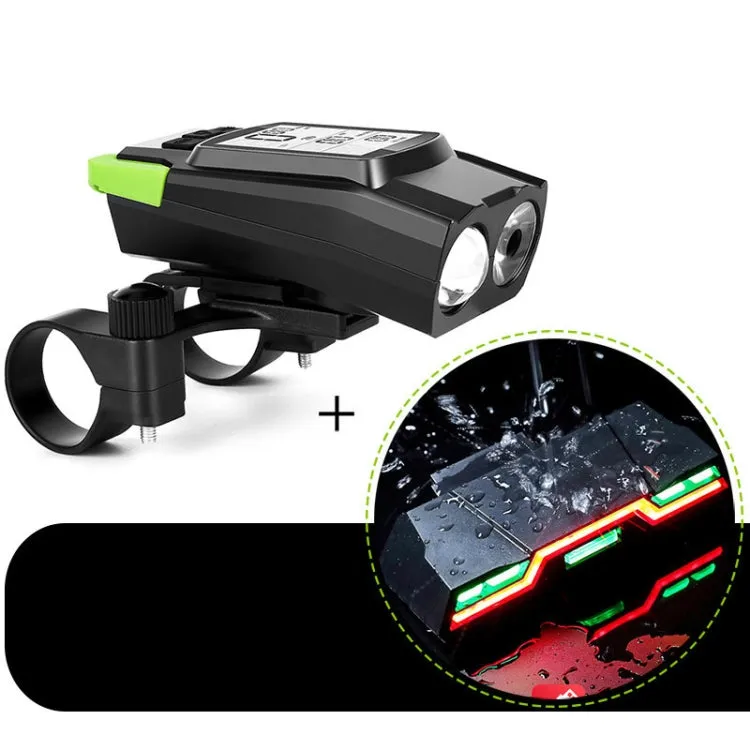 3 In 1 Wireless Bicycle Code Meter Lamp Strong Light Front Light