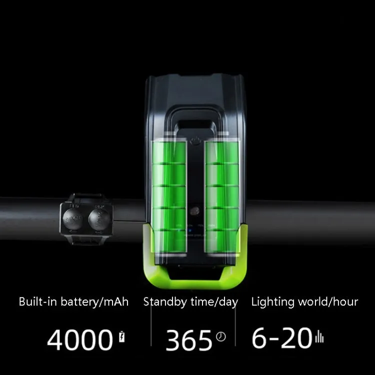 3 In 1 Wireless Bicycle Code Meter Lamp Strong Light Front Light