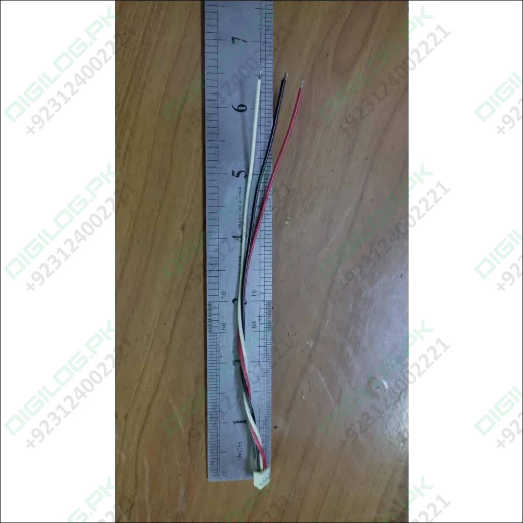 3 Pin Connector With 6 Inch Length Wire 2mm pitch 2mm distance between 2 pins