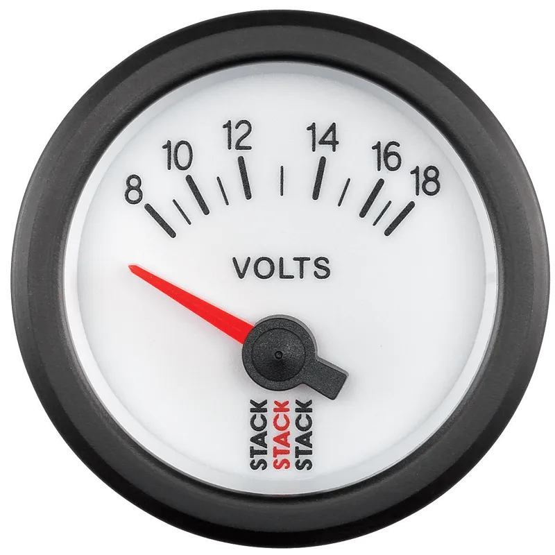 52mm Battery Voltage Gauge, 8-18V
