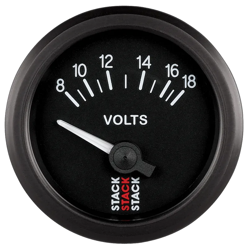 52mm Battery Voltage Gauge, 8-18V