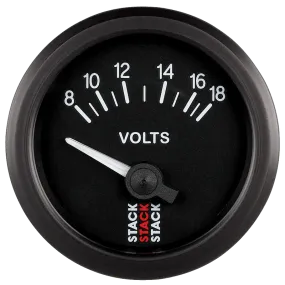 52mm Battery Voltage Gauge, 8-18V