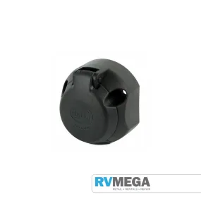 7 Pole Round Plastic Socket