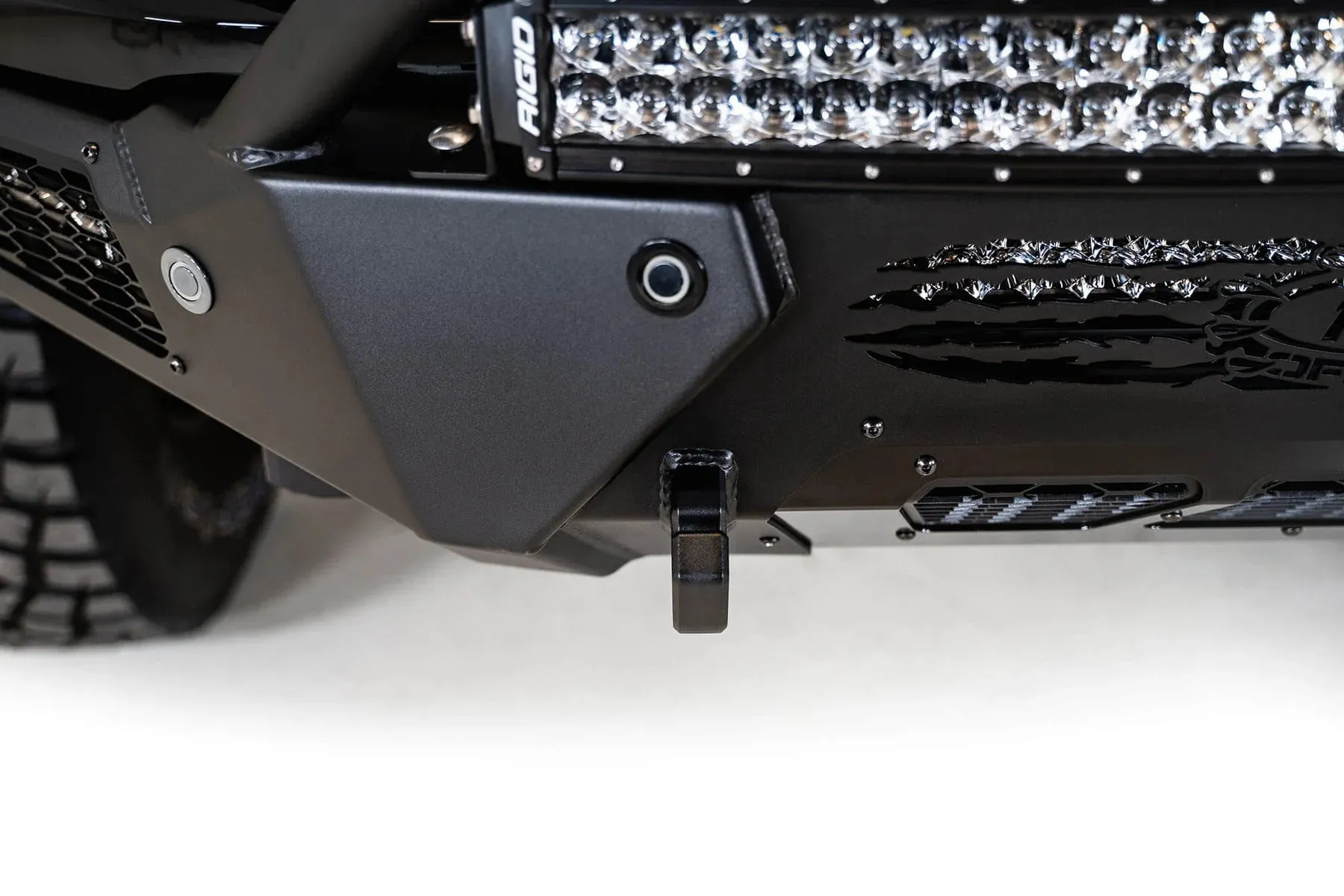 Addictive Desert Designs Honey Badger Front Bumper W/Top Hoop - 2021  Ford F-150 Raptor / Raptor R  - F210221180103