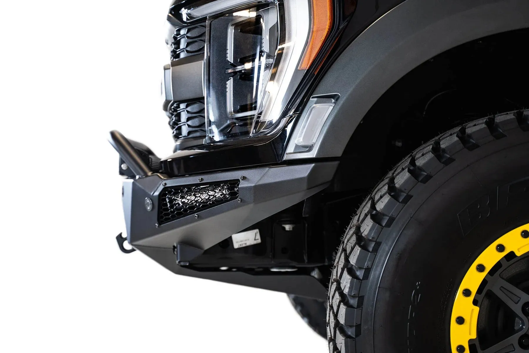 Addictive Desert Designs Honey Badger Front Bumper W/Top Hoop - 2021  Ford F-150 Raptor / Raptor R  - F210221180103