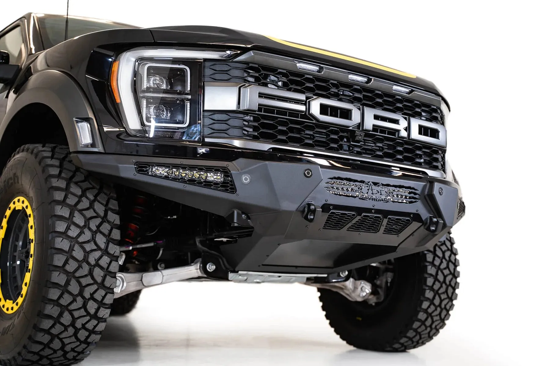 Addictive Desert Designs Raptor/Raptor R Honeybadger Front Bumper- 2021  Ford F-150 - F210211180103