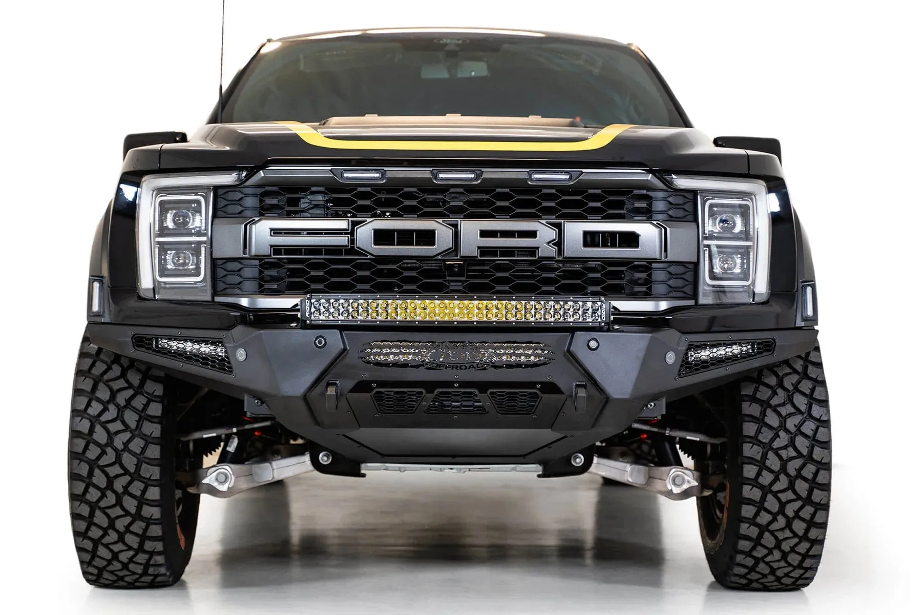 Addictive Desert Designs Raptor/Raptor R Honeybadger Front Bumper- 2021  Ford F-150 - F210211180103