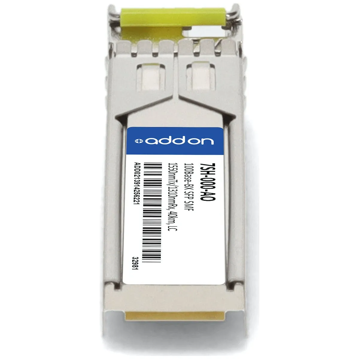 AddOn Accedian 7SH-000 Compatible TAA Compliant 100Base-BX SFP Transceiver (SMF, 1550nmTx/1310nmRx, 40km, LC) 7SH-000-AO
