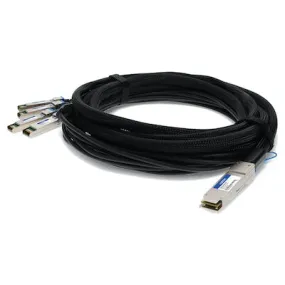 AddOn Arista Networks CAB-Q-S-0.5M Compatible TAA Compliant 40GBase-CU QSFP  to 4xSFP  Direct Attach Cable (Passive Twinax, 0.5m) CAB-Q-S-0.5M-AO