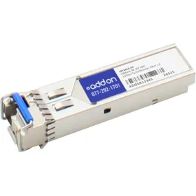 AddOn IBM 88Y6848 Compatible TAA Compliant 100Base-BX SFP Transceiver (SMF, 1550nmTx/1310nmRx, 20km, LC) 88Y6848-AO