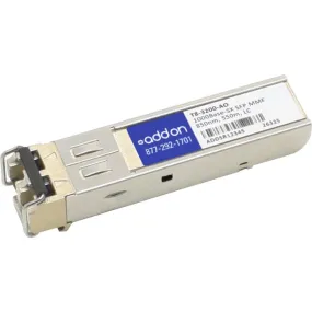 AddOn McData T8-3200 Compatible TAA Compliant 1000Base-SX SFP Transceiver (MMF, 850nm, 550m, LC) T8-3200-AO