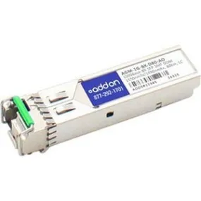 Addon Netgear Agm-1G-Bx-D80 Compatible Taa Compliant 1000Base-Bx Sfp Transceiver (Smf, 1550Nmtx/1490Nmrx, 80Km, Lc, Dom)