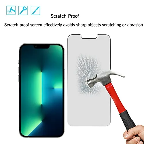 Ailun 2Pack Privacy Screen Protector for iPhone 13 Pro Max [6.7 inch]   2 Pack Camera Lens Protector, Anti Spy Private Tempered Glass Film, [9H Hardness] - HD [Black][4 Pack]
