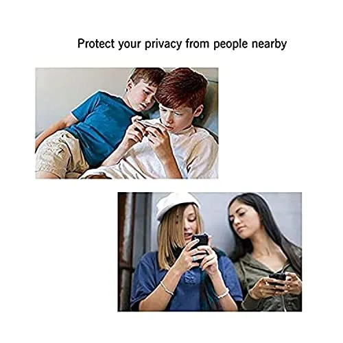 Ailun 2Pack Privacy Screen Protector for iPhone 13 Pro Max [6.7 inch]   2 Pack Camera Lens Protector, Anti Spy Private Tempered Glass Film, [9H Hardness] - HD [Black][4 Pack]