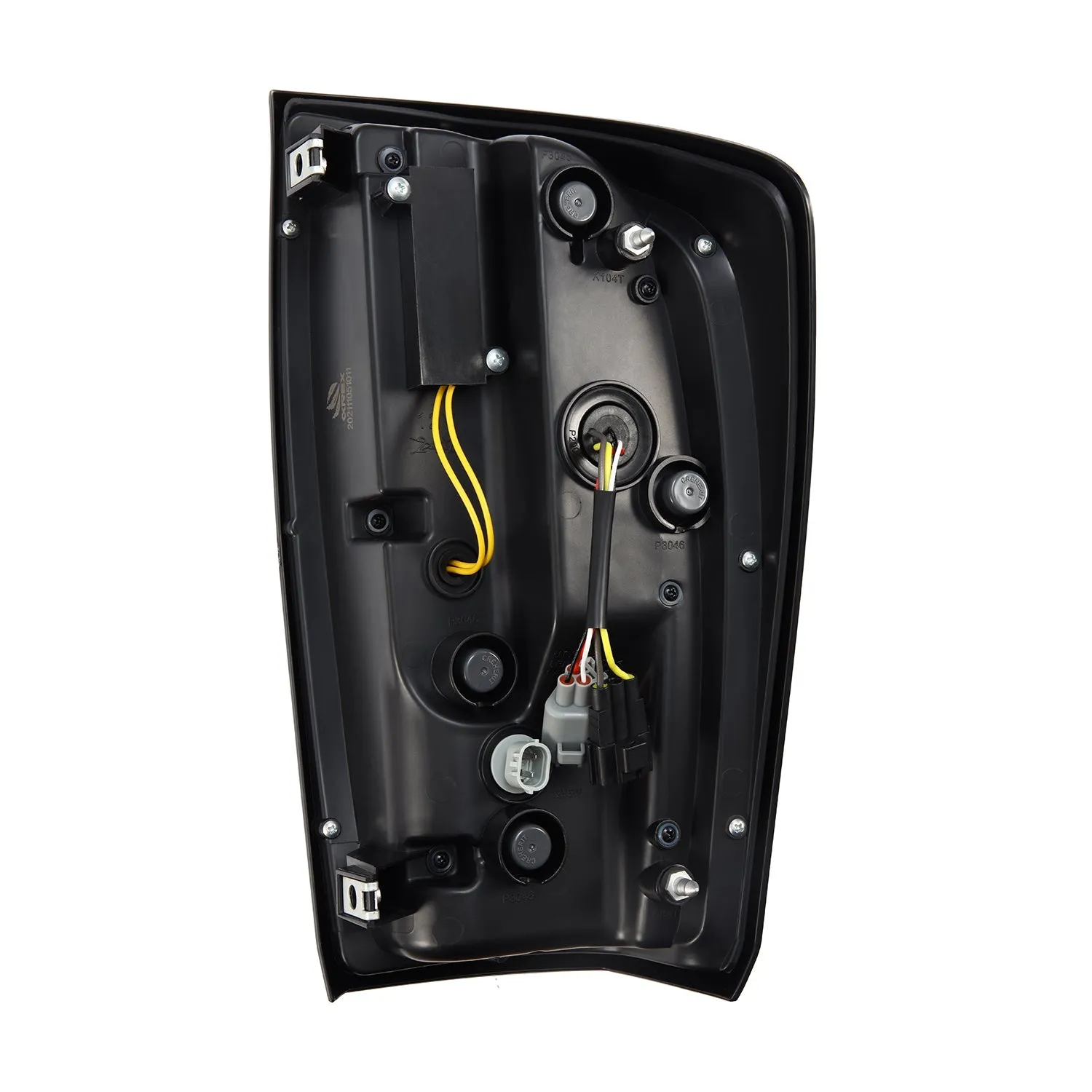 AlphaRex 16-21 Toyota Tacoma LUXX LED Taillights Alpha Blk w/Activ Light/Seq Signal (arx680080)