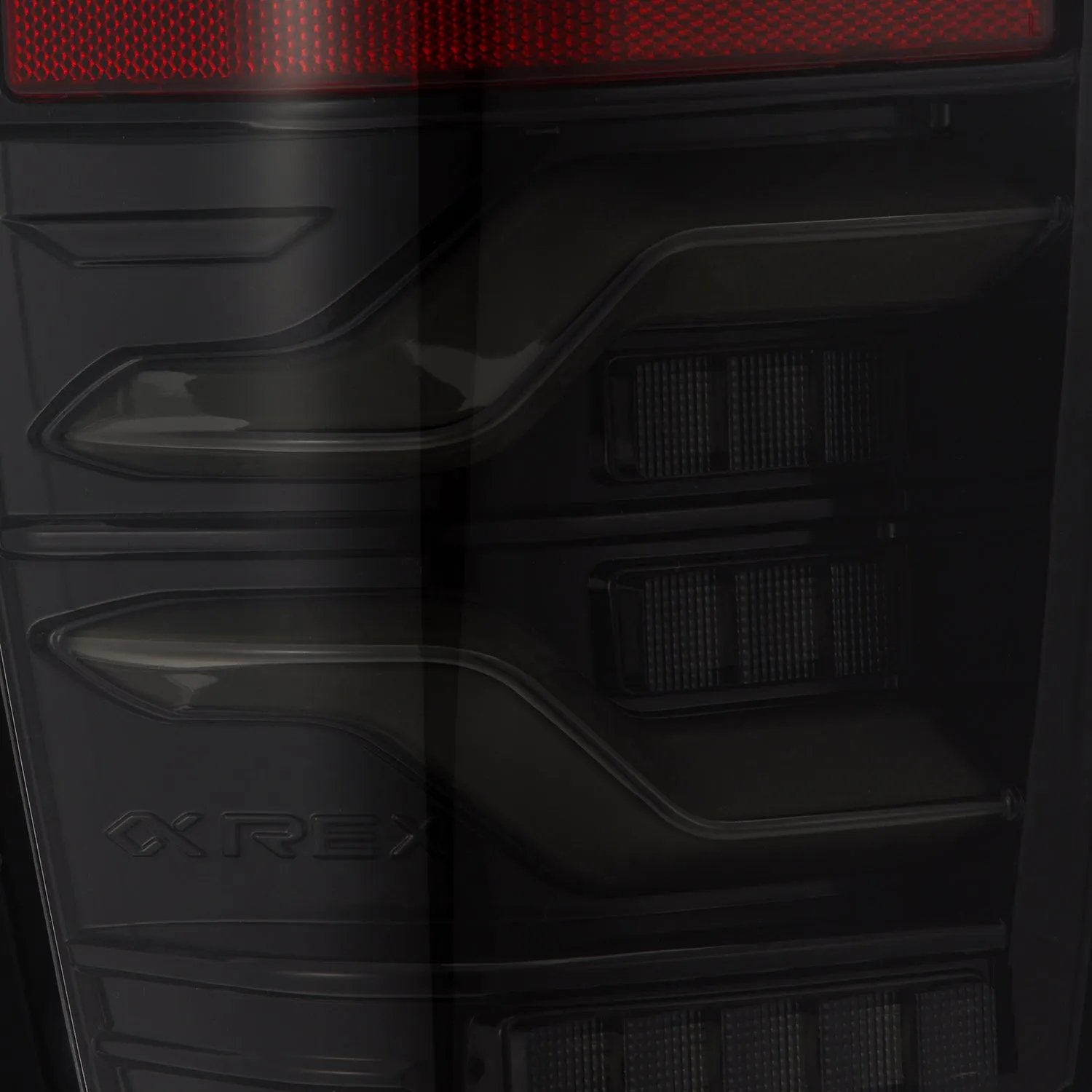 AlphaRex 16-21 Toyota Tacoma LUXX LED Taillights Alpha Blk w/Activ Light/Seq Signal (arx680080)