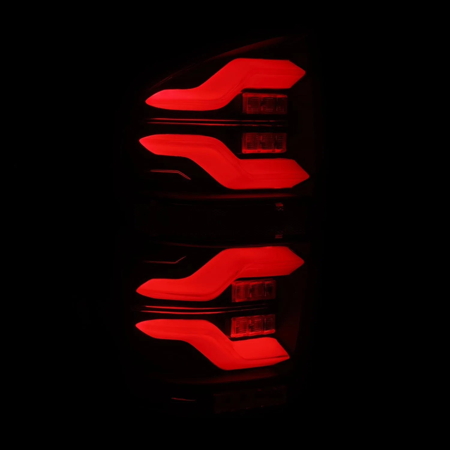 AlphaRex 16-21 Toyota Tacoma LUXX LED Taillights Blk w/Activ Light/Seq Signal (arx680090)