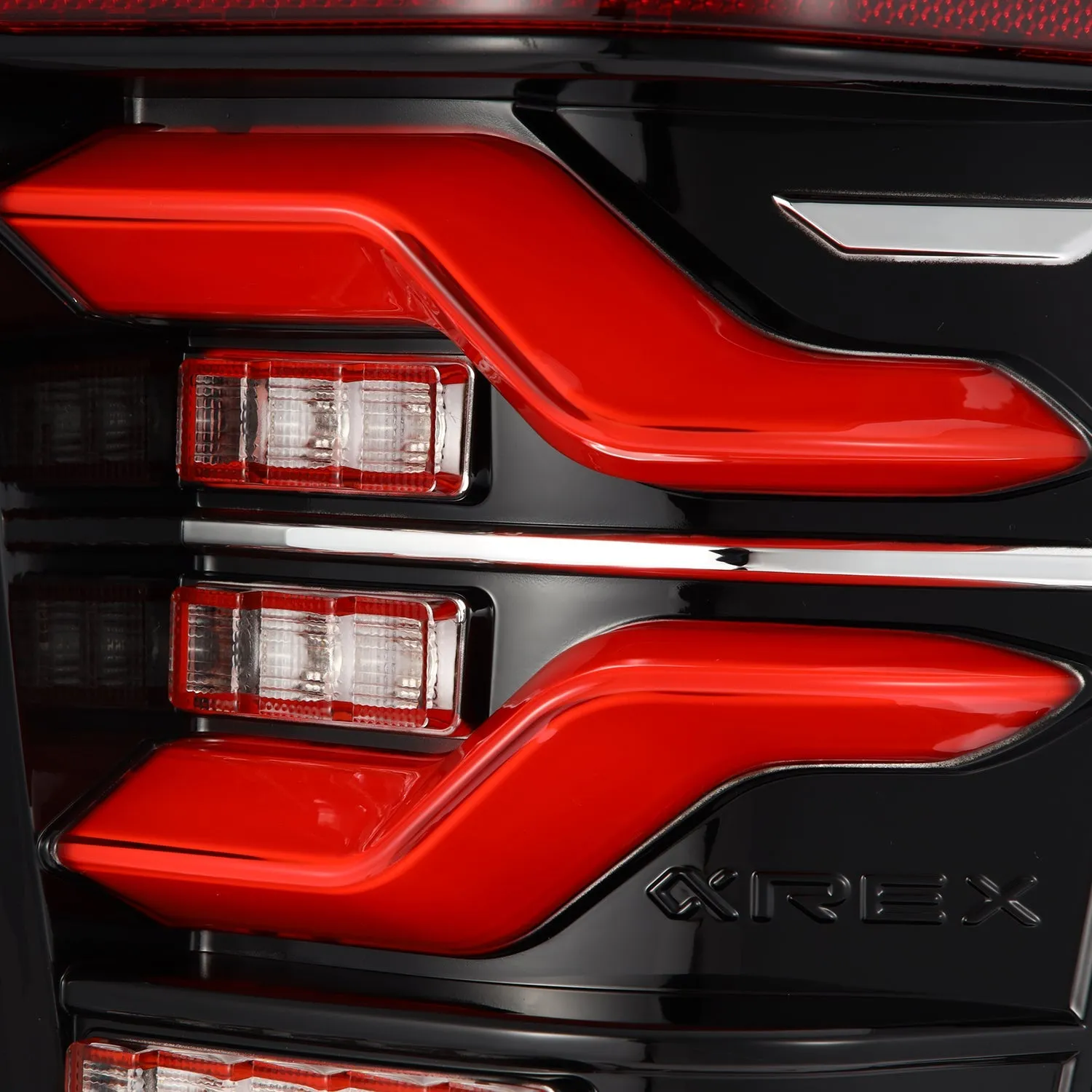 AlphaRex 16-21 Toyota Tacoma LUXX LED Taillights Blk/Red w/Activ Light/Seq Signal (arx680000)