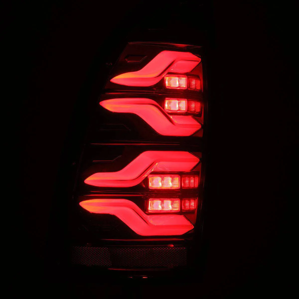 AlphaRex LUXX-Series Sequential Alpha-Black LED Tail Lights | 2005-2015 Toyota Tacoma (680050)