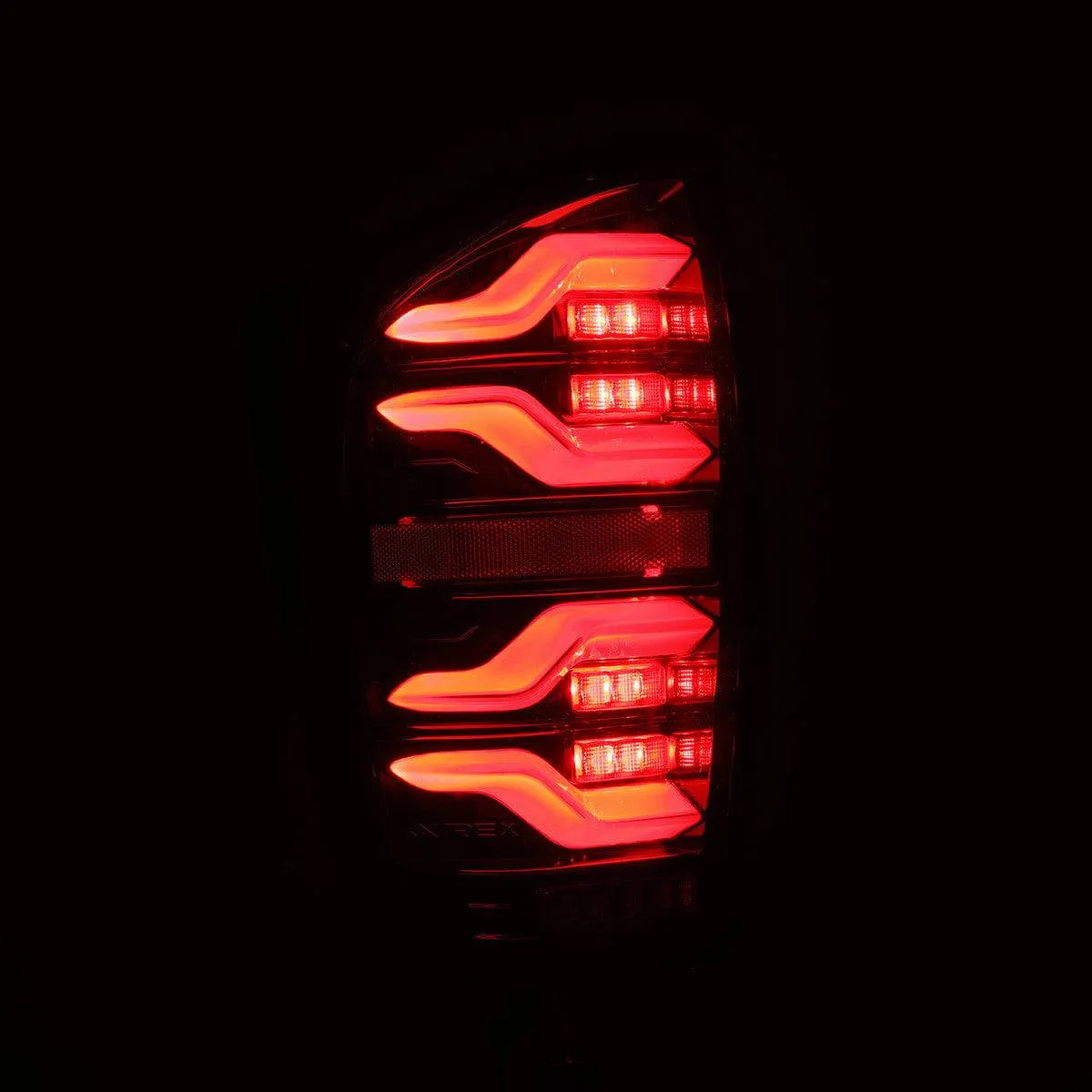 AlphaRex LUXX-Series Sequential Alpha-Black LED Tail Lights | 2023-2016 Toyota Tacoma (680080)
