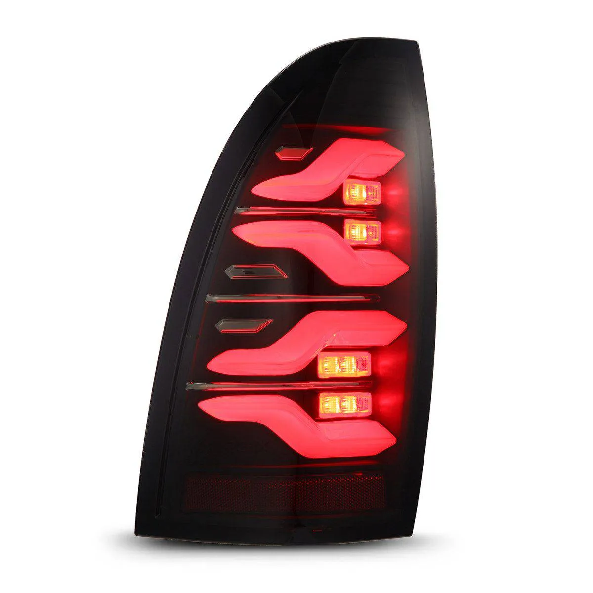 AlphaRex LUXX-Series Sequential Black LED Tail Lights | 2005-2015 Toyota Tacoma (680060)