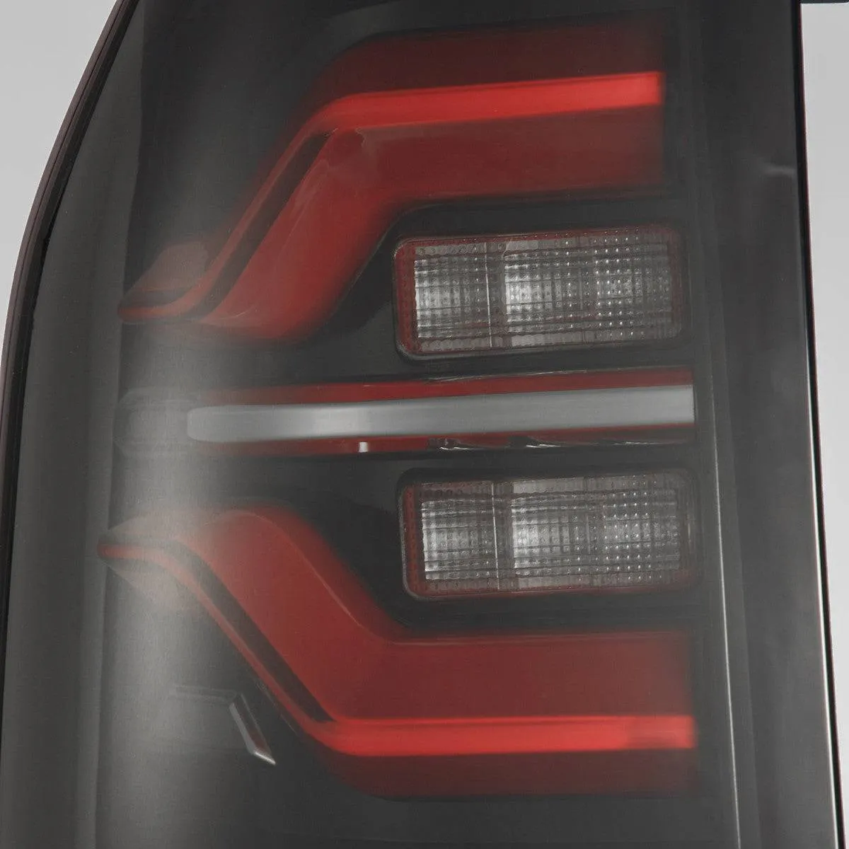 AlphaRex LUXX-Series Sequential Black-Red LED Tail Lights | 2014-2021 Toyota Tundra (672050)