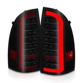 ANZO Full LED Tail Lights With Sequential Turn Signal - Black Housing Smoke Lens | 2005-2015 Toyota Tacoma