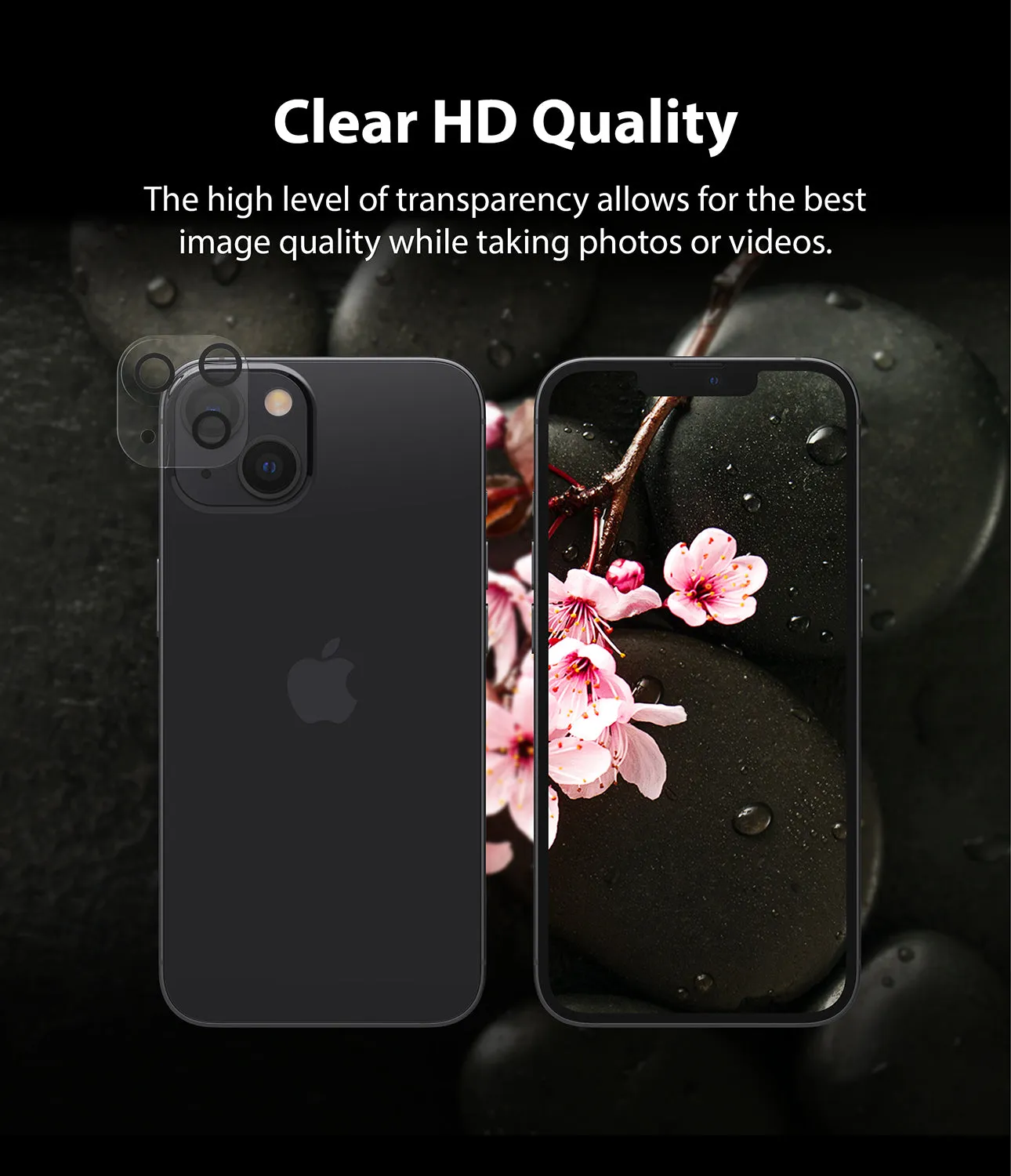 Apple iPhone 13 / 13 mini | Invisible Defender Camera Protector Glass| 2 Pack