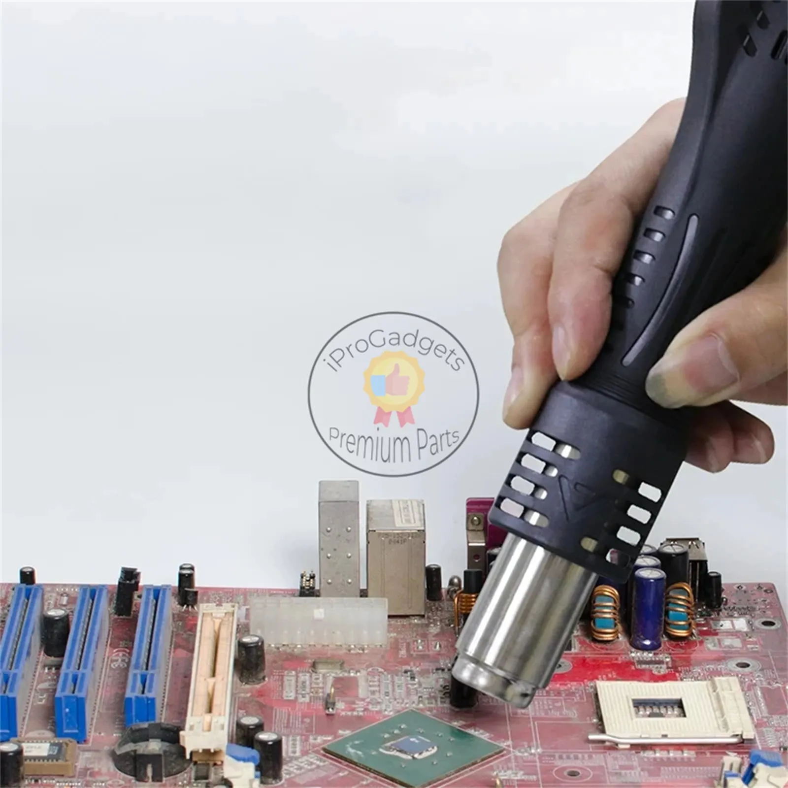 Atten ST-8865 2 in 1 Electric Soldering Iron Lead-free Hot Air Gun Soldering Station Intelligent Digital Display Rework Station