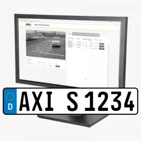 Axis Communications License Plate Verifier Software