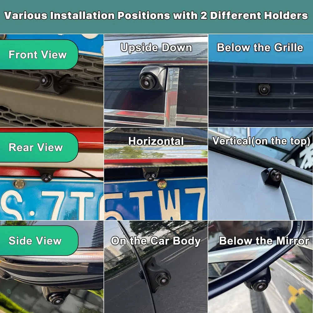 Backup/Front/Side View Camera 170 Wide Angle AHD 720P Reverse