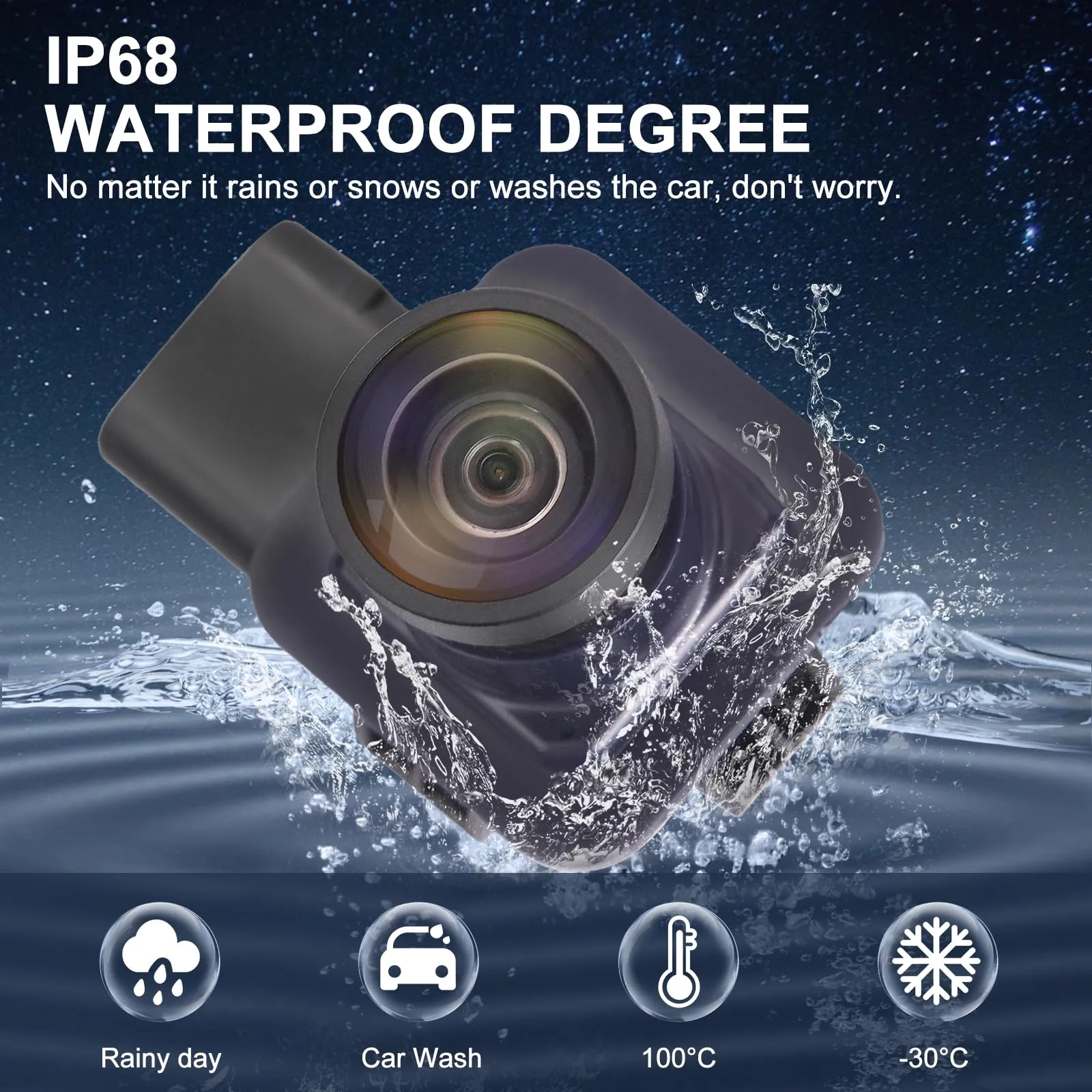 BLPextrm Rear View Backup Camera Replacement for Ford Edge 2011 2012 2013 2014 2015 Replaces# BT4Z-19G490-B
