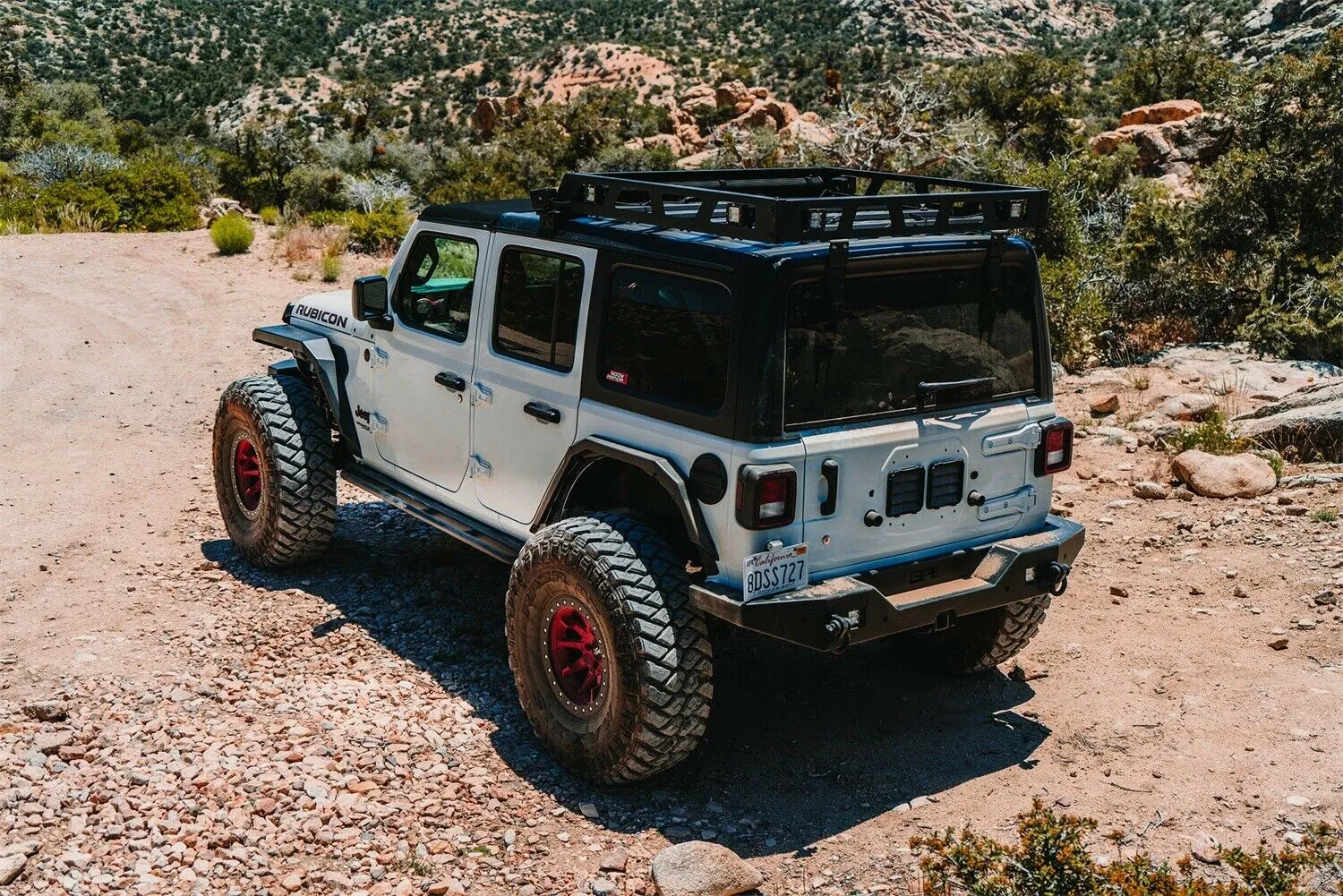 Body Armor 4x4 Bumper Jeep Wrangler JL (18-22) Full Width w/ Tire Carrier Mount - Rear
